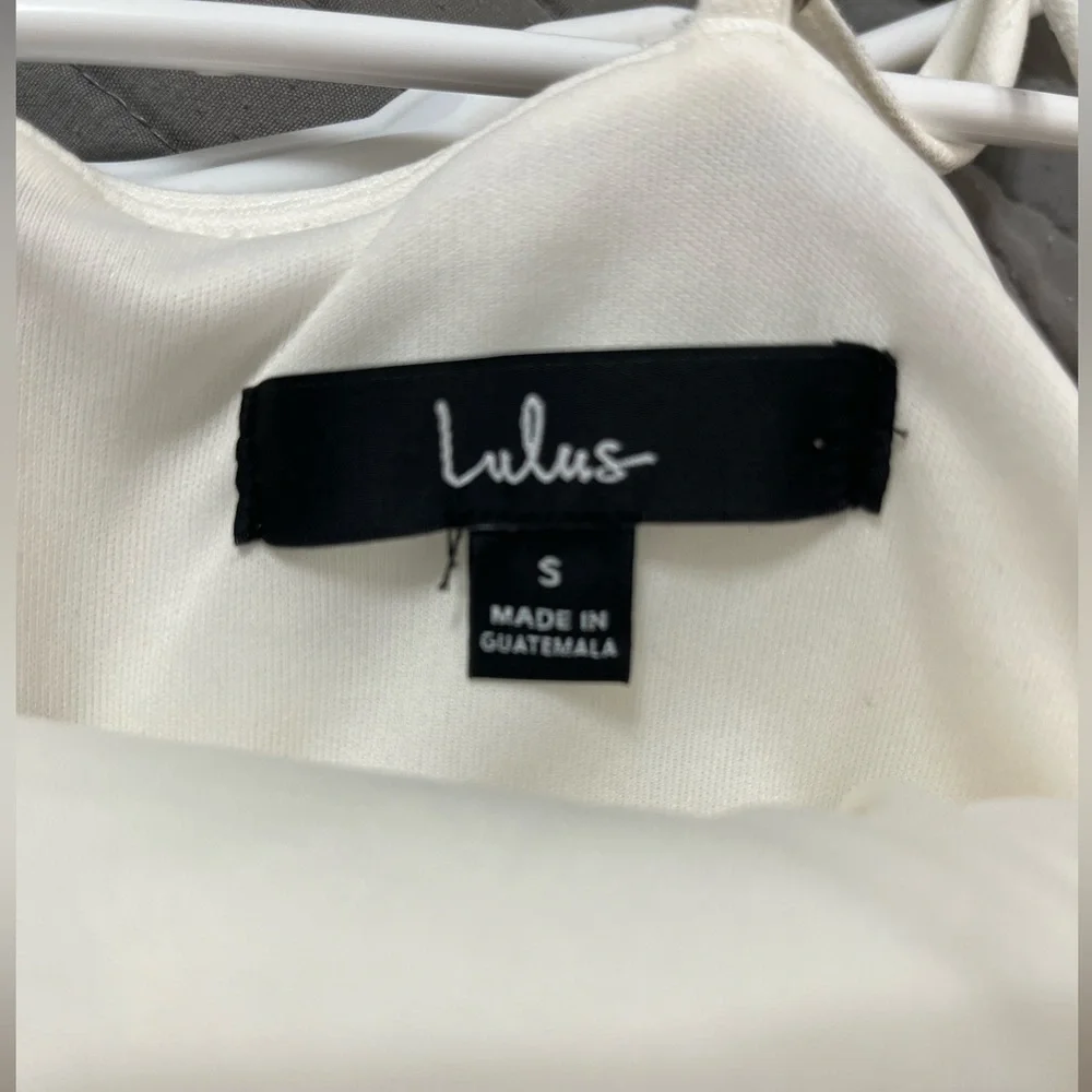 Lulus - Drinks on Me Bodycon Dress - White - Picture 3 of 3